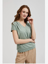 Moodo Grünes Kurzarm-T-Shirt Moodo