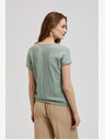 Moodo Grünes Kurzarm-T-Shirt Moodo
