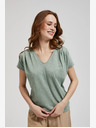 Moodo Grünes Kurzarm-T-Shirt Moodo