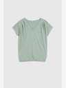 Moodo Grünes Kurzarm-T-Shirt Moodo