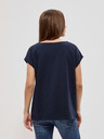 Moodo Dunkelblaues Damen T-Shirt Moodo