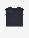 Moodo Dunkelblaues Damen T-Shirt Moodo