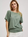 Moodo Grünes Rundhals-T-Shirt Moodo