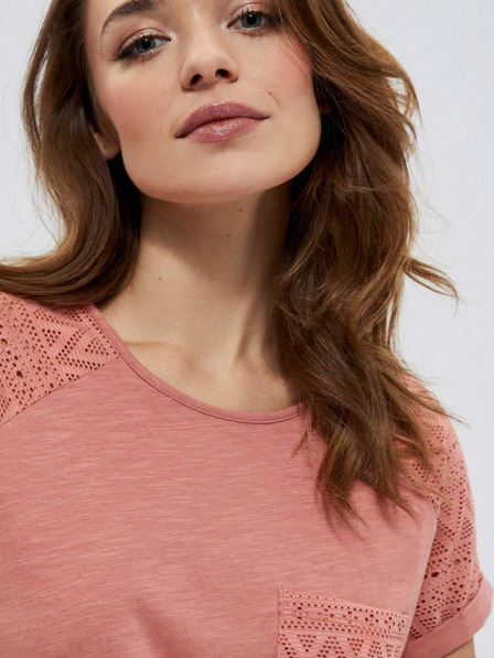 Moodo Rosa Damen-Shirt Moodo