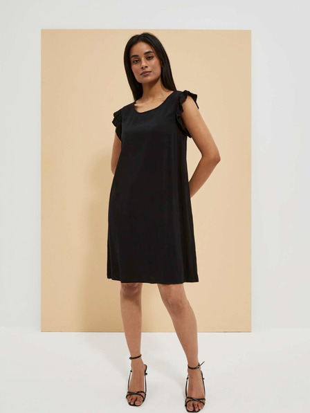 Moodo Schwarz Damen Moodo Kleid