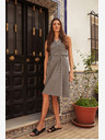 Moodo Schwarz-weißes Kleid Moodo