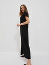 Moodo Schwarzes langes Damenkleid Moodo