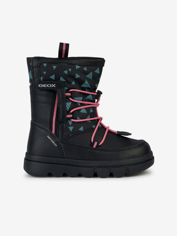Geox Schwarze Mädchen-Stiefeletten Geox Willaboom Abx