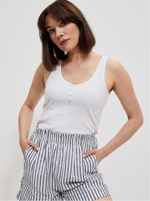 Moodo Weißes Damen Tank Top Moodo