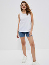 Moodo Weißes Damen-Tanktop mit Moodo