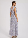 Moodo Blaues geblümtes Maxikleid Moodo