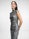 Orsay Silbernes Damen-Midikleid ORSAY