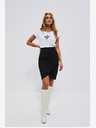 Moodo Schwarzer Damen-Rock Moodo