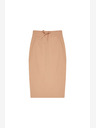 Moodo Beige Damen-Sweatpants-Rock Moodo
