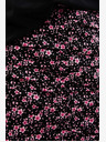 Moodo Rosa und schwarzer Damen-Blumenrock Moodo