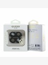 Guess PU 4G Pfingstrose Charm Hülle für AirPods 4 Schwarz Hülle