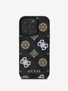 Guess Guess PU 4G Pfingstrose MagSafe Schutzhülle für iPhone 16 Pro Max Schwarz