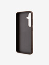 Guess Guess PU 4G Metall-Logo Schutzhülle für Samsung Galaxy S24 Braun