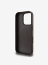 Guess Guess PU 4G Pfingstrose MagSafe Schutzhülle für iPhone 16 Pro Max Braun