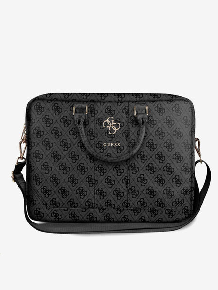 Guess Guess PU 4G Metall-Logo Notebooktasche 15/16 Grau"