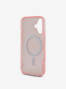 Guess Guess IML Glitter Ring MagSafe Back Cover für iPhone 16 Pink