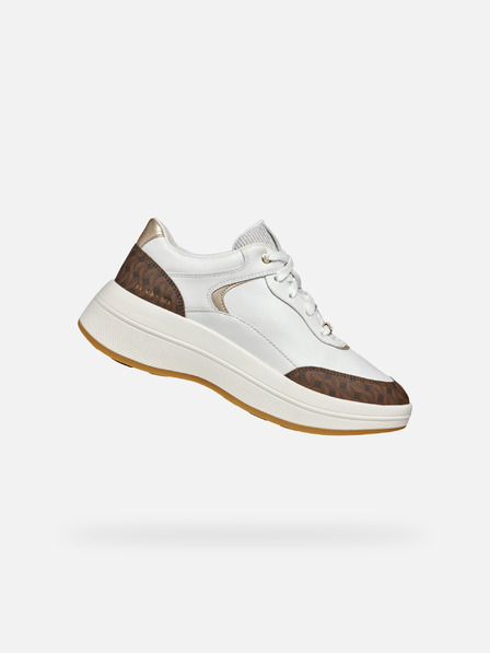 Geox Weiß Damen Geox Spherica Ecub-3 Turnschuhe