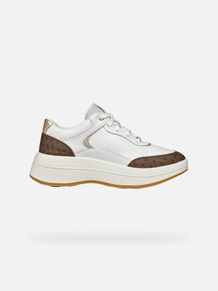 Geox Weiß Damen Geox Spherica Ecub-3 Turnschuhe