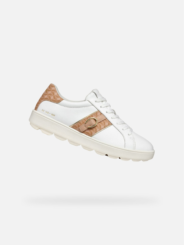 Geox Weiß Damen Geox Spherica ECUB-1 Turnschuhe