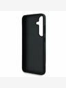 Guess PU 4G Metal Logo Backcover für Samsung Galaxy S25 Grey Handyhülle