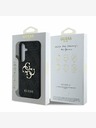 Guess PU 4G Metal Logo Backcover für Samsung Galaxy S25 Grey Handyhülle