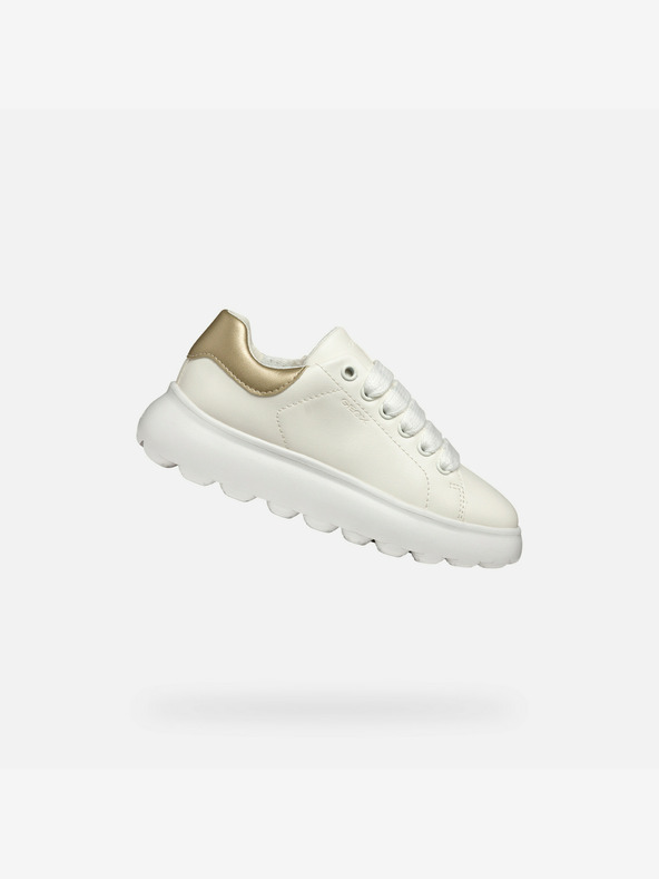 Geox Weiße Geox Puffypop Turnschuhe für Mädchen