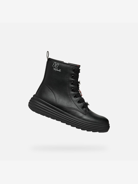 Geox Schwarze Girls-Stiefeletten Geox Phaolae