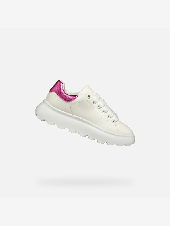 Geox Weiße Geox Puffypop Turnschuhe für Mädchen