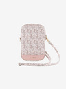 Guess Guess PU G Cube Handytasche mit Reißverschluss Pink