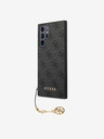 Guess 4G Charm Backcase for Samsung Galaxy S24 Ultra Grey Phone Case
