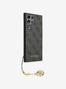Guess 4G Charm Backcase for Samsung Galaxy S24 Ultra Grey Phone Case