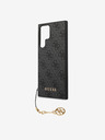Guess 4G Charm Backcase for Samsung Galaxy S24 Ultra Grey Phone Case