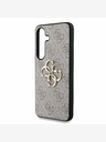 Guess Guess PU 4G Metall-Logo-Rückseite für Samsung Galaxy S25 Rosa