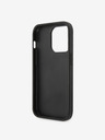 Guess Guess PU 4G Metall-Logo-Rückseite für iPhone 15 Pro Max Grau