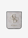 Guess PU 4G Metall Logo Rückseite Hülle für Samsung Galaxy Z Flip 6 Pink Handyhülle