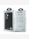 Karl Lagerfeld Karl Lagerfeld PU Saffiano Metall Logo und Rahmen Schutzhülle für Samsung Galaxy S25+ Schwarz