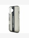 Karl Lagerfeld Karl Lagerfeld IML Stripe Logo Back Cover für iPhone 16 Schwarz