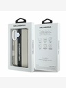 Karl Lagerfeld Karl Lagerfeld IML Stripe Logo Back Cover für iPhone 16 Schwarz