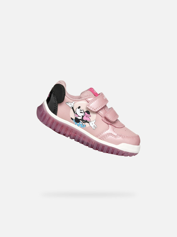 Geox Rosa Mädchen Geox Lightyloo Turnschuhe