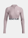 Under Armour Damen-T-Shirt Under Armour HeatGear Rib 1/4 Zip LS