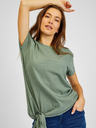 Sam 73 Grünes asymmetrisches Damen-T-Shirt SAM73 Lacerta