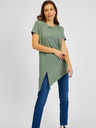 Sam 73 Grünes asymmetrisches Damen-T-Shirt SAM73 Lacerta