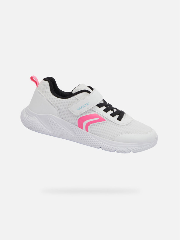 Geox Weiße Geox Sprintye Turnschuhe für Mädchen