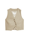 Marks & Spencer Asymmetrische Weste, schmale Passform Marks & Spencer beige