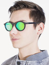 VEYREY Schwarze polarisierte Holzsonnenbrille VeyRey Hornbeam